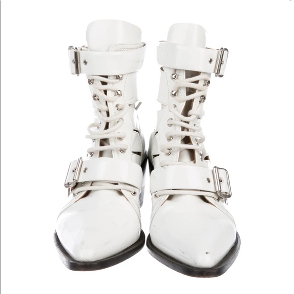 Chloe white boots - Picture 3 of 4